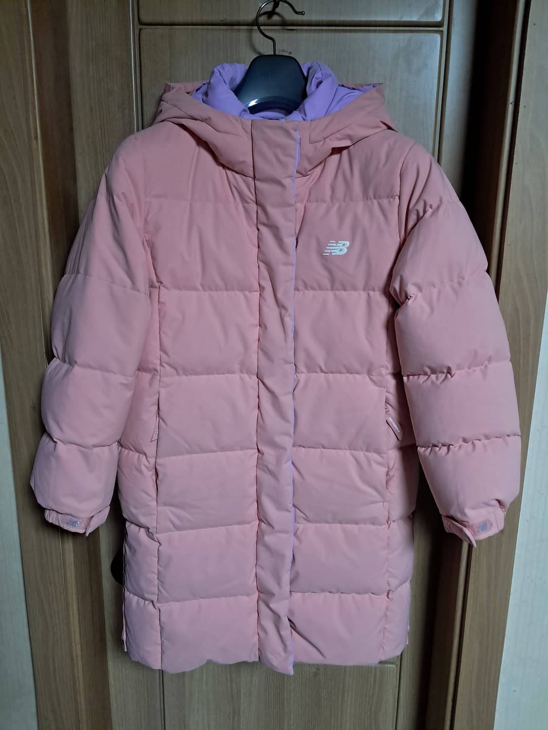 뉴발란스 키즈 얇고 롱패딩 145 상품이미지2