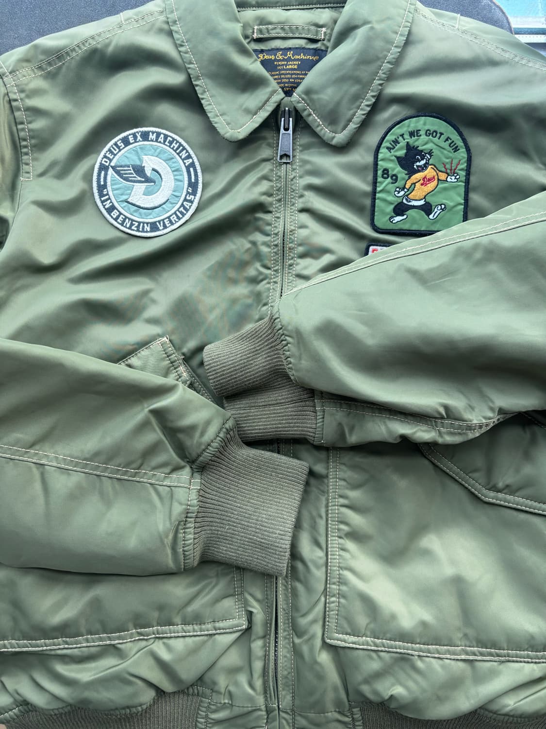 데우스 플라이트 항공자켓 L 상품이미지3