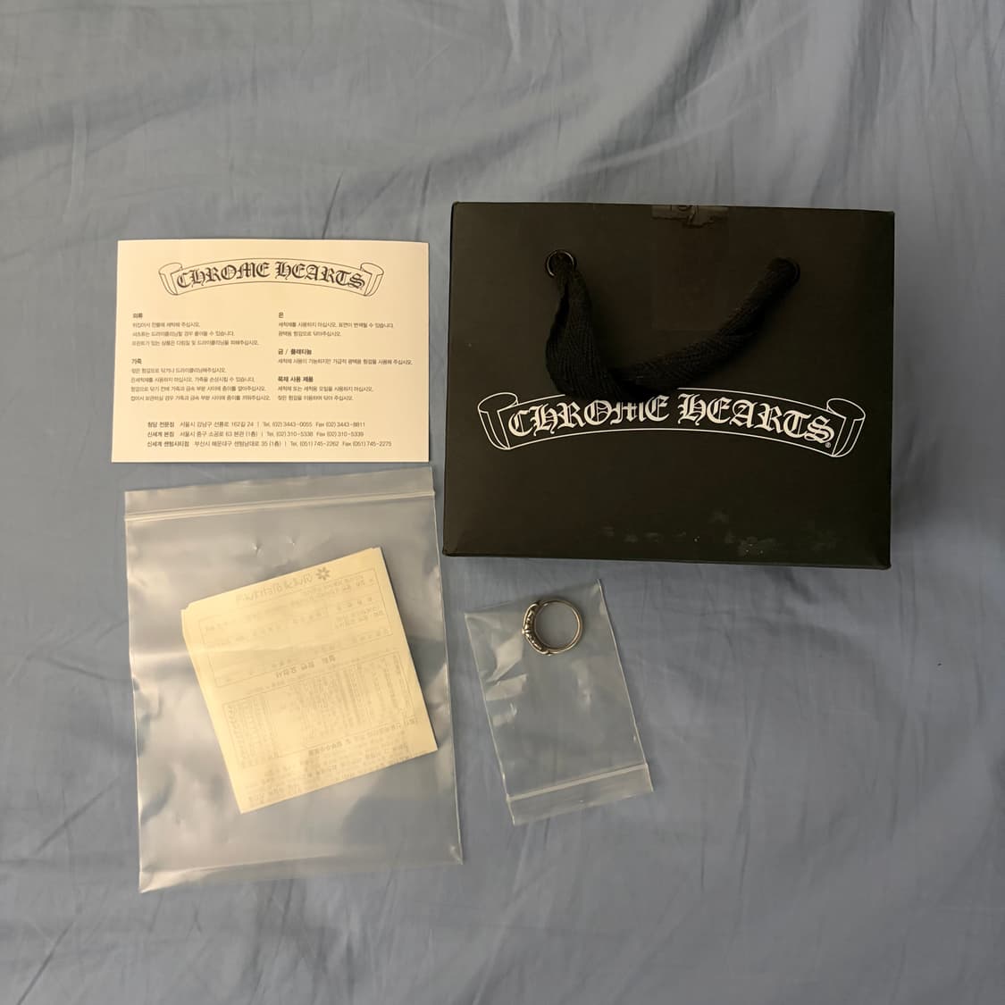 [US6.5] 크롬하츠 베이비 플로랄 링 상품이미지2