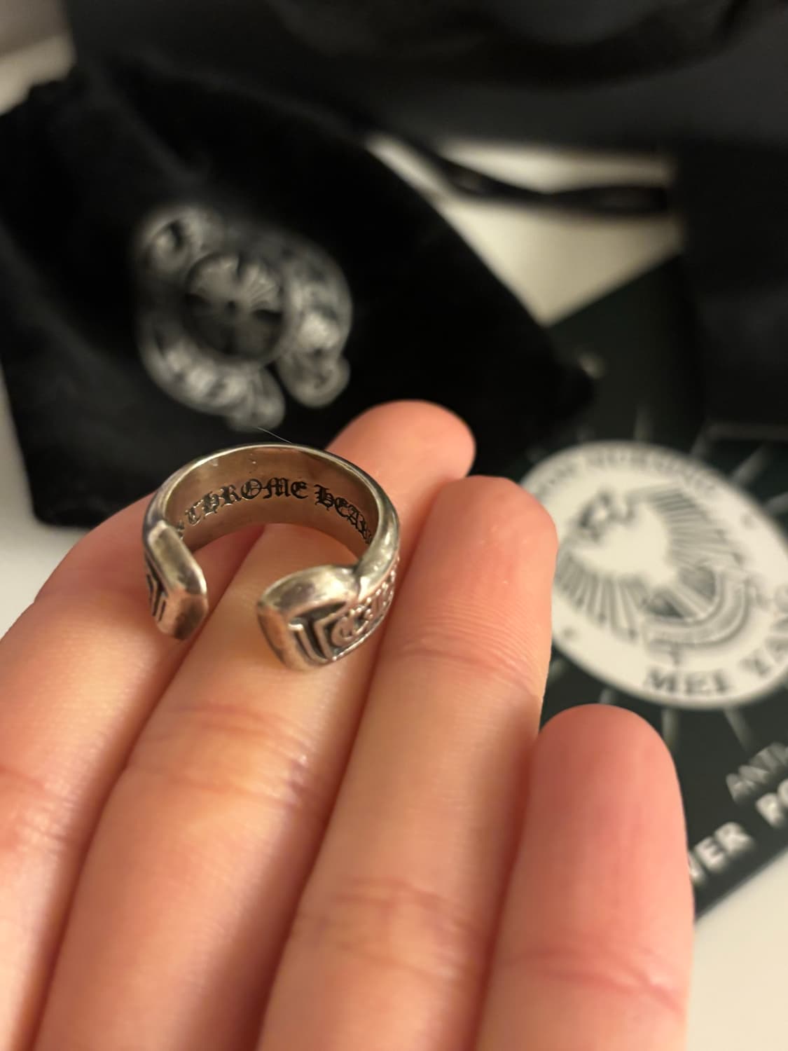 크롬하츠 말발굽링 s 풀구성 상품이미지2