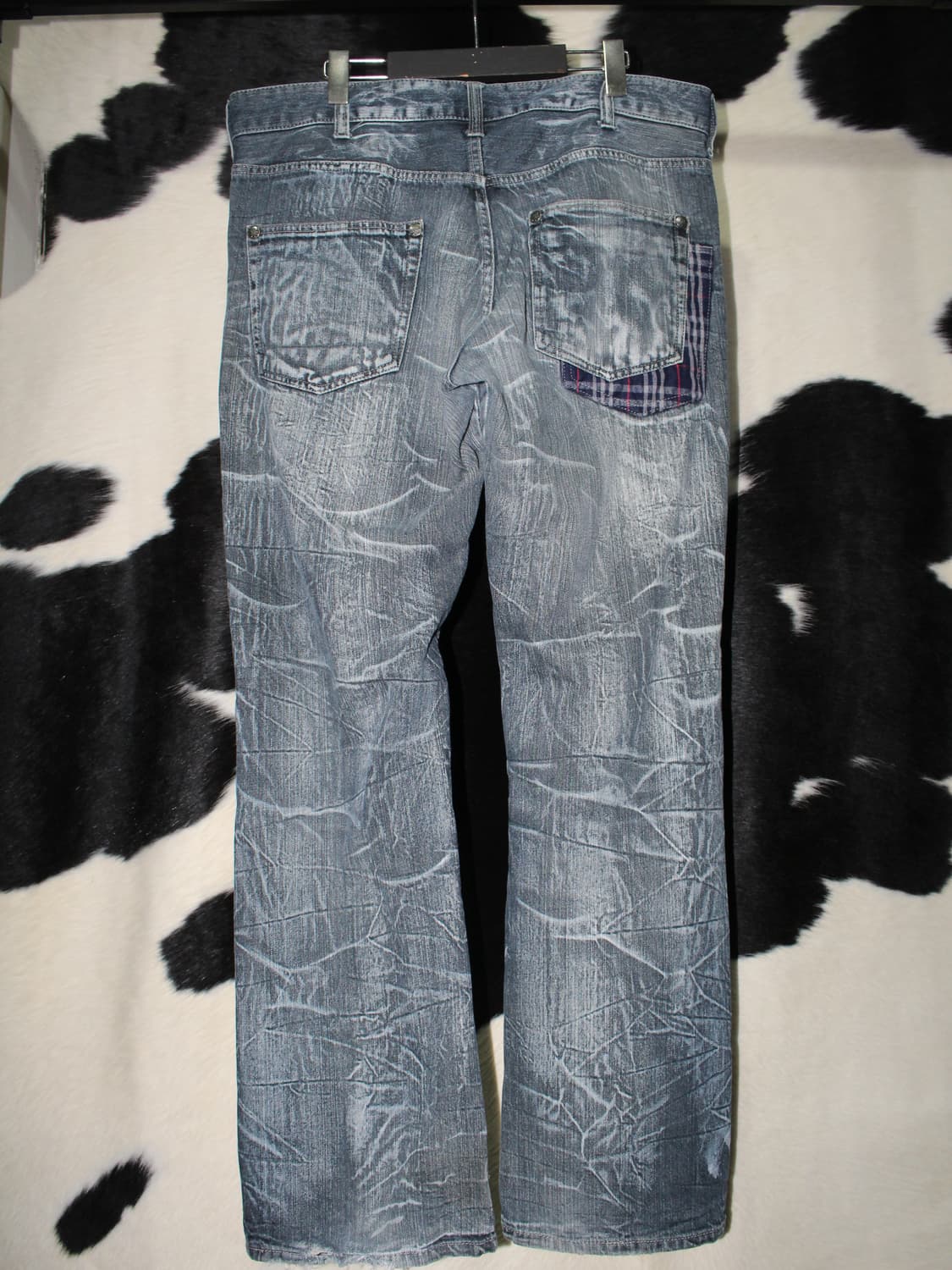 "Wild Life" Oversize Punk Pattern Denim 상품이미지8