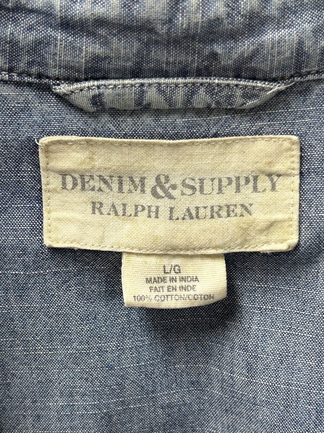 Denim Supply Ralph Lauren 웨스턴 데님 셔츠 상품이미지8