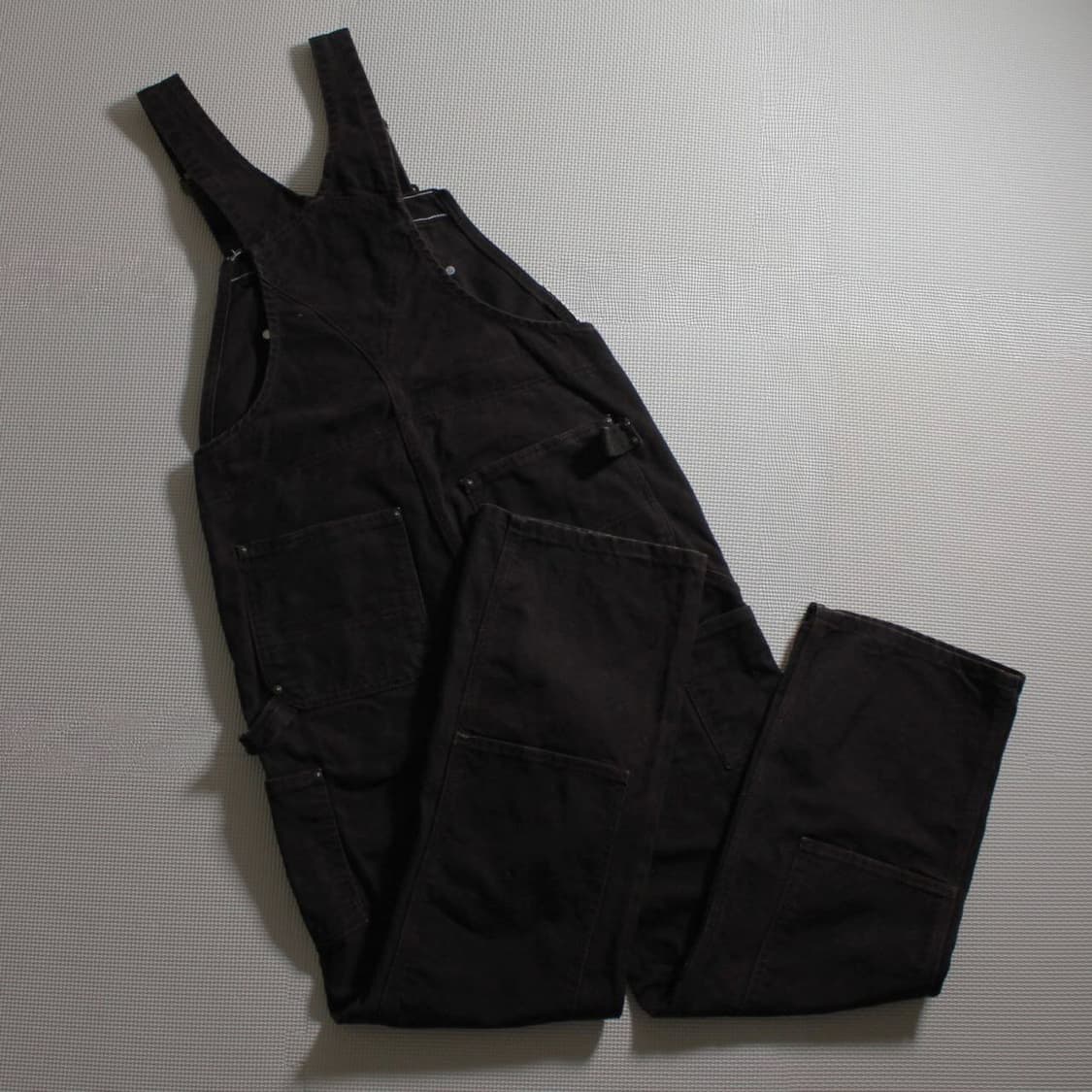 Carhartt 칼하트 다크 브라운 오버롤 멜빵 팬츠  상품이미지2