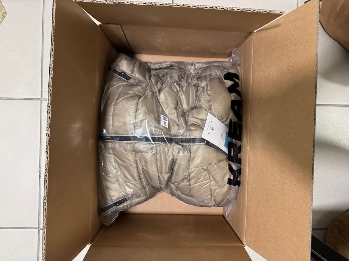 무탠다드 시티 레저 시어 립스탑 후디드 라이트 다운 자켓 머드베이지 상품이미지5