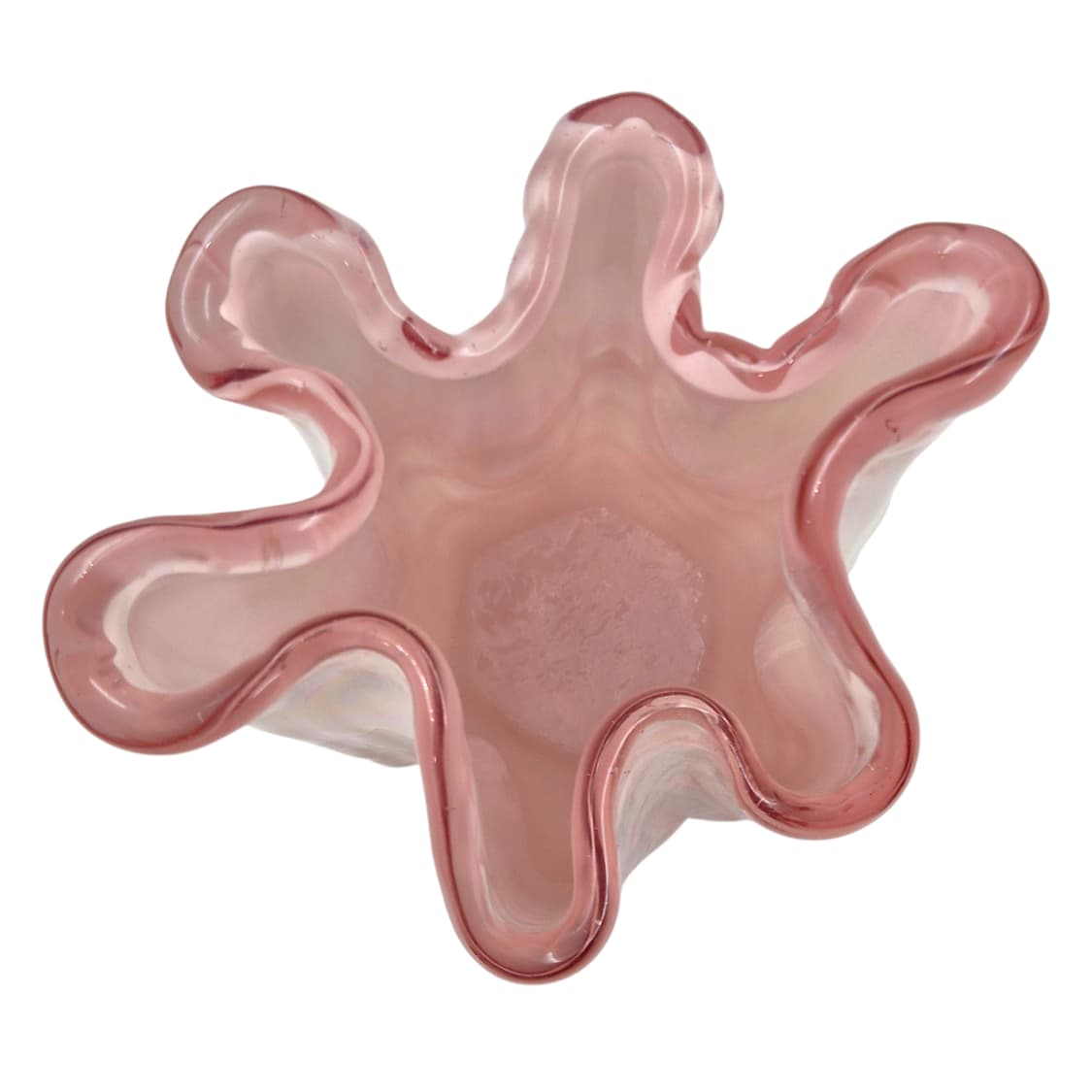 80s 쿠라타 핑크 오로라 산호 대형 꽃병 상품이미지4