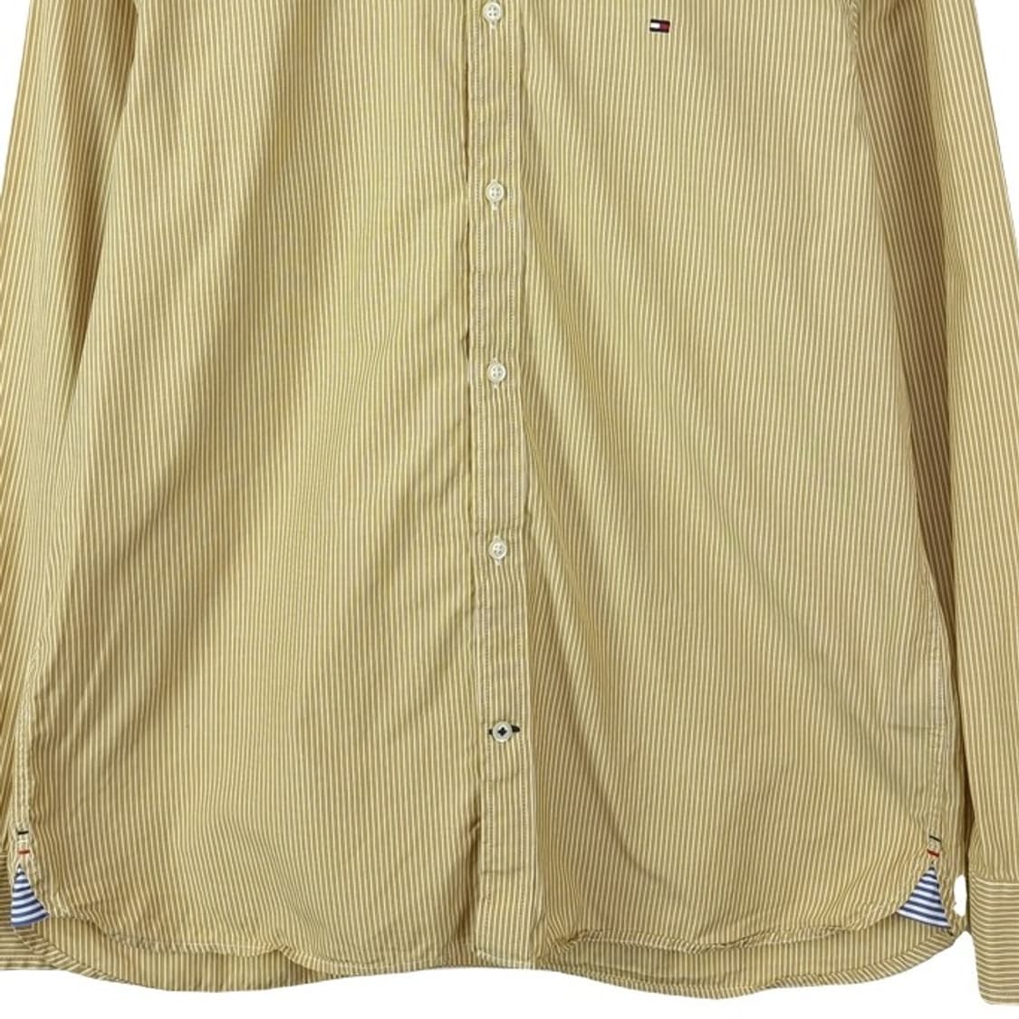[타미힐피거] 로고 자수 스트라이프 셔츠 M20098 상품이미지5