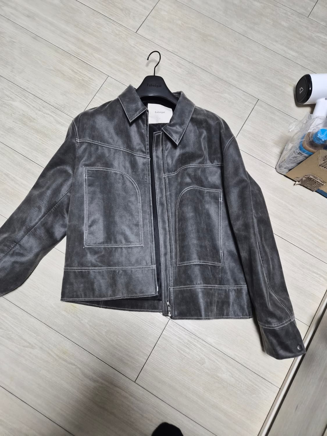 파브레가 비건레더자켓 2사이즈 상품이미지2