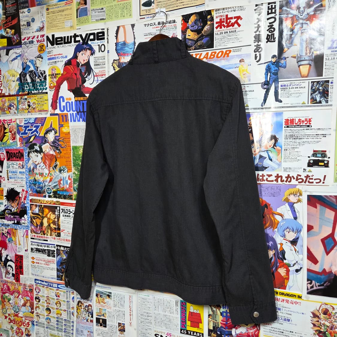 JPN 블랙 지퍼 포인트 펑크 락시크 집업 상품이미지5