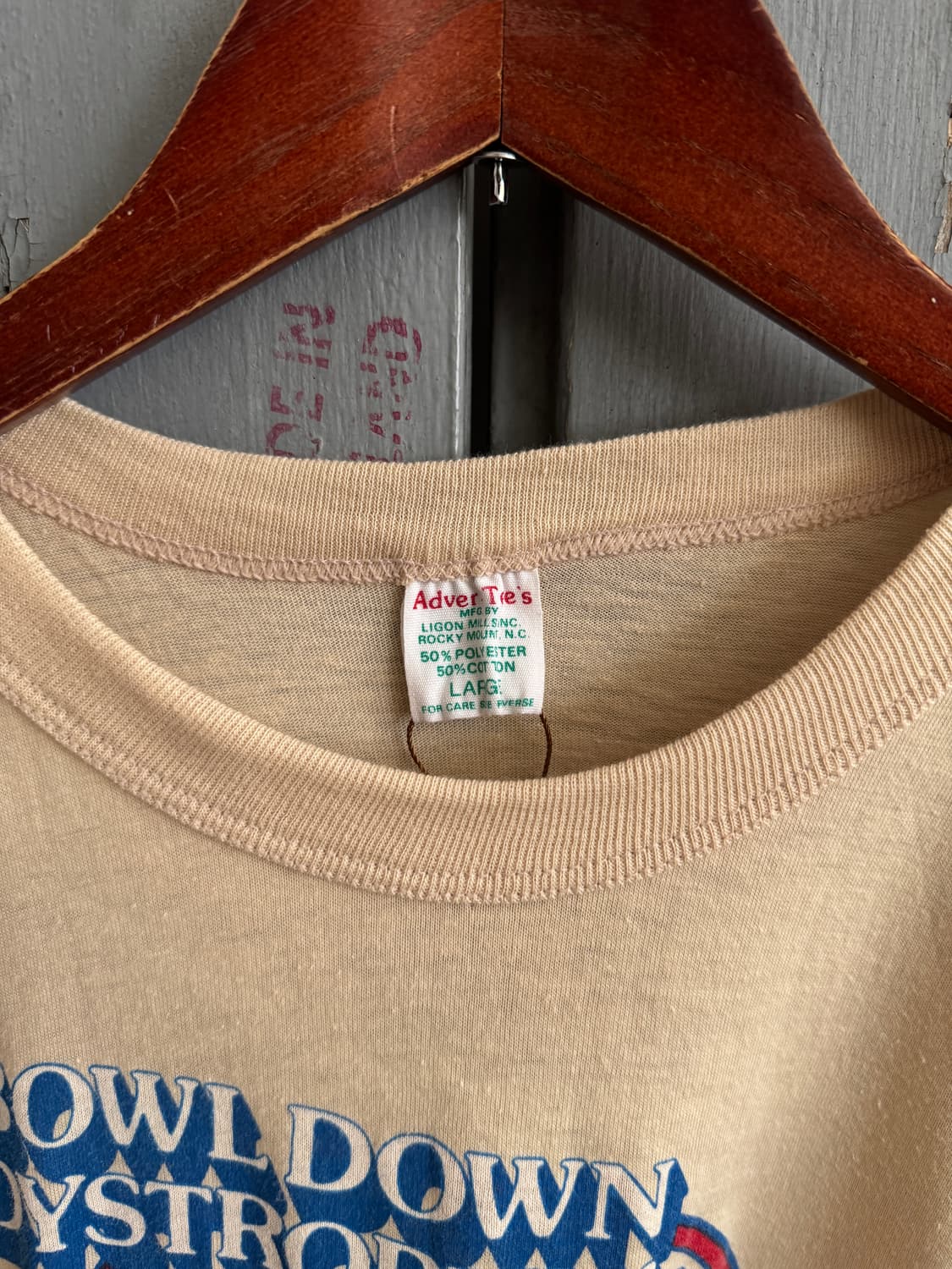 [L]70's Adver Tee's USA 싱글스티치 볼링 프린팅 티셔츠 상품이미지3