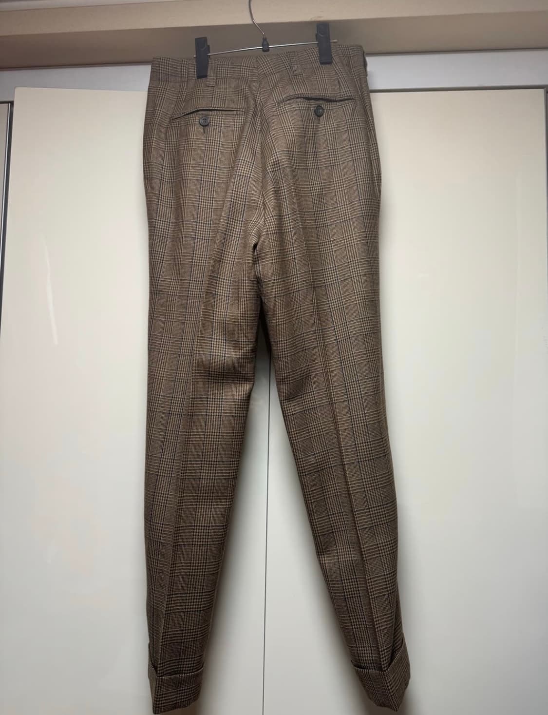 드리스 반 노튼 체크 트라우저 상품이미지2