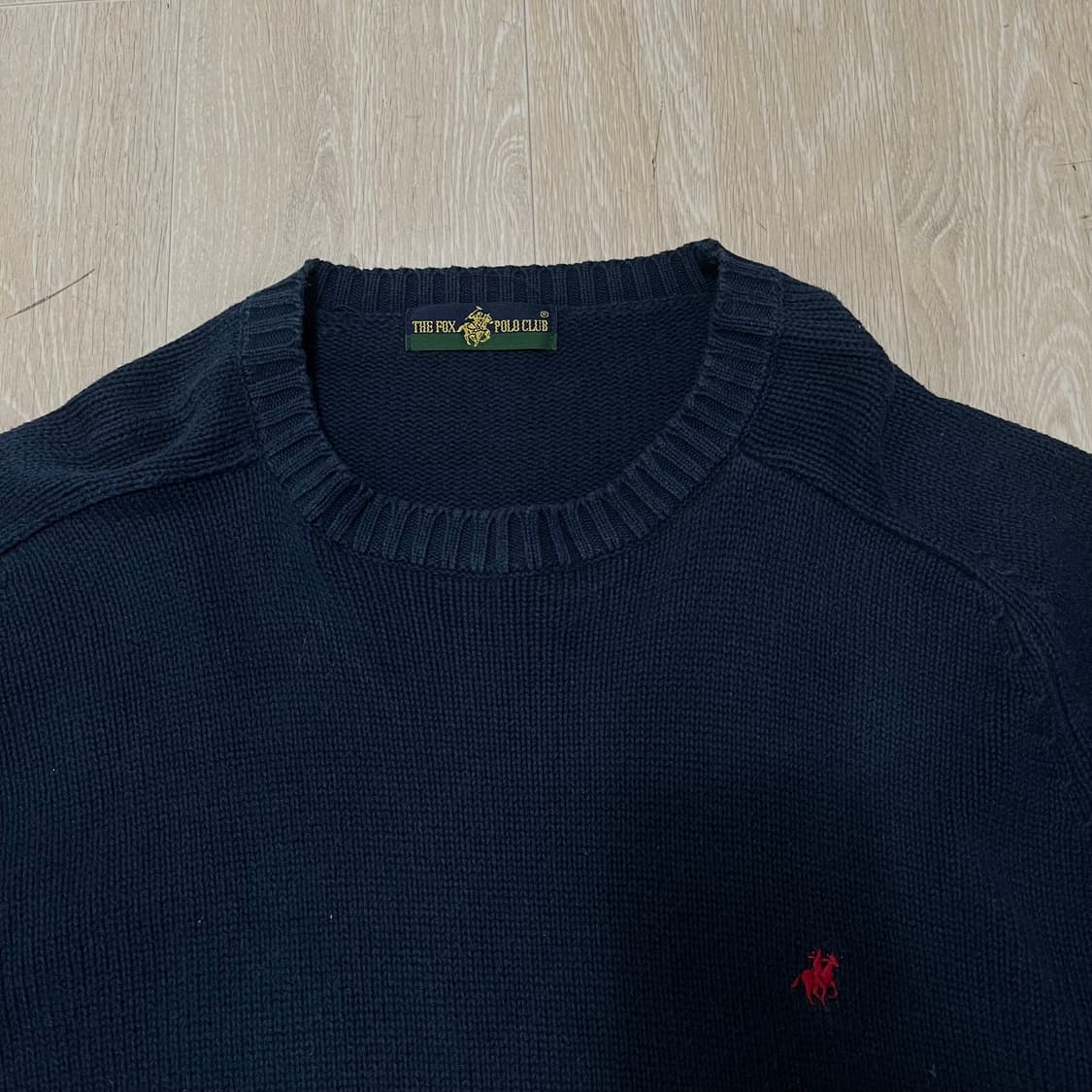 더폭스 폴로클럽 라운드넥 니트 XXL/110 상품이미지2