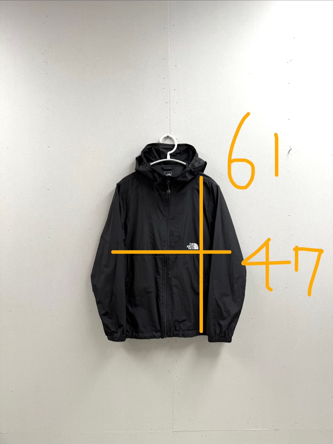 160 키즈 / 노스페이스 경량 바람막이 블랙 상품이미지2