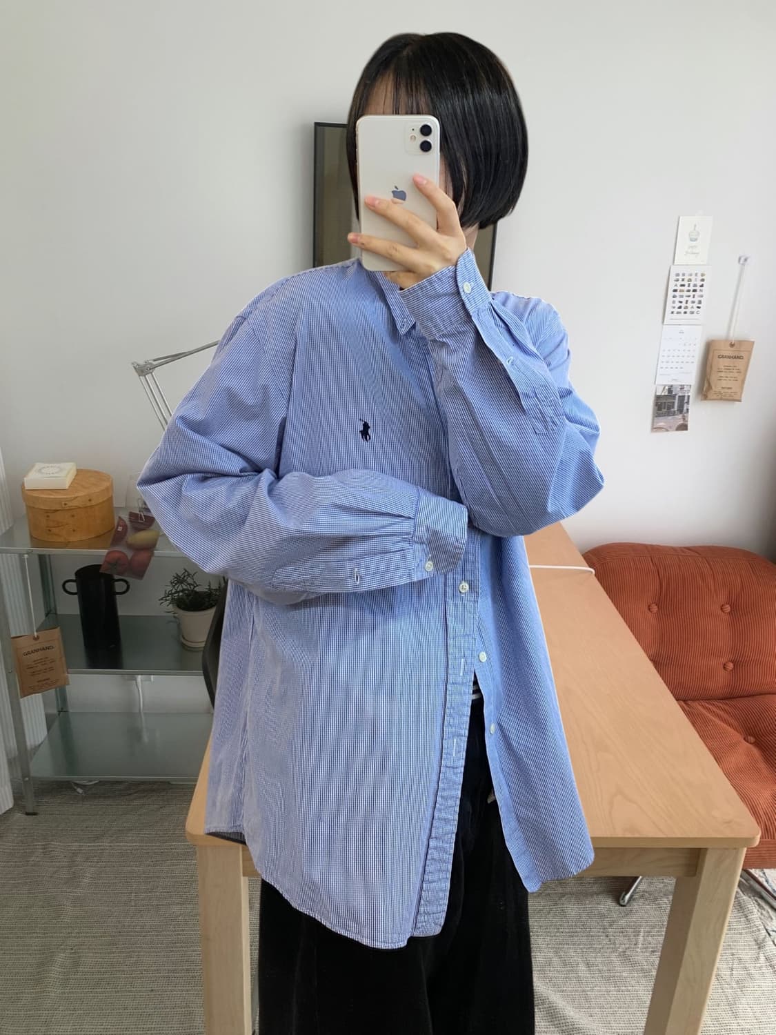 폴로랄프로렌 체크 셔츠 (Man XL) AA1034 상품이미지2