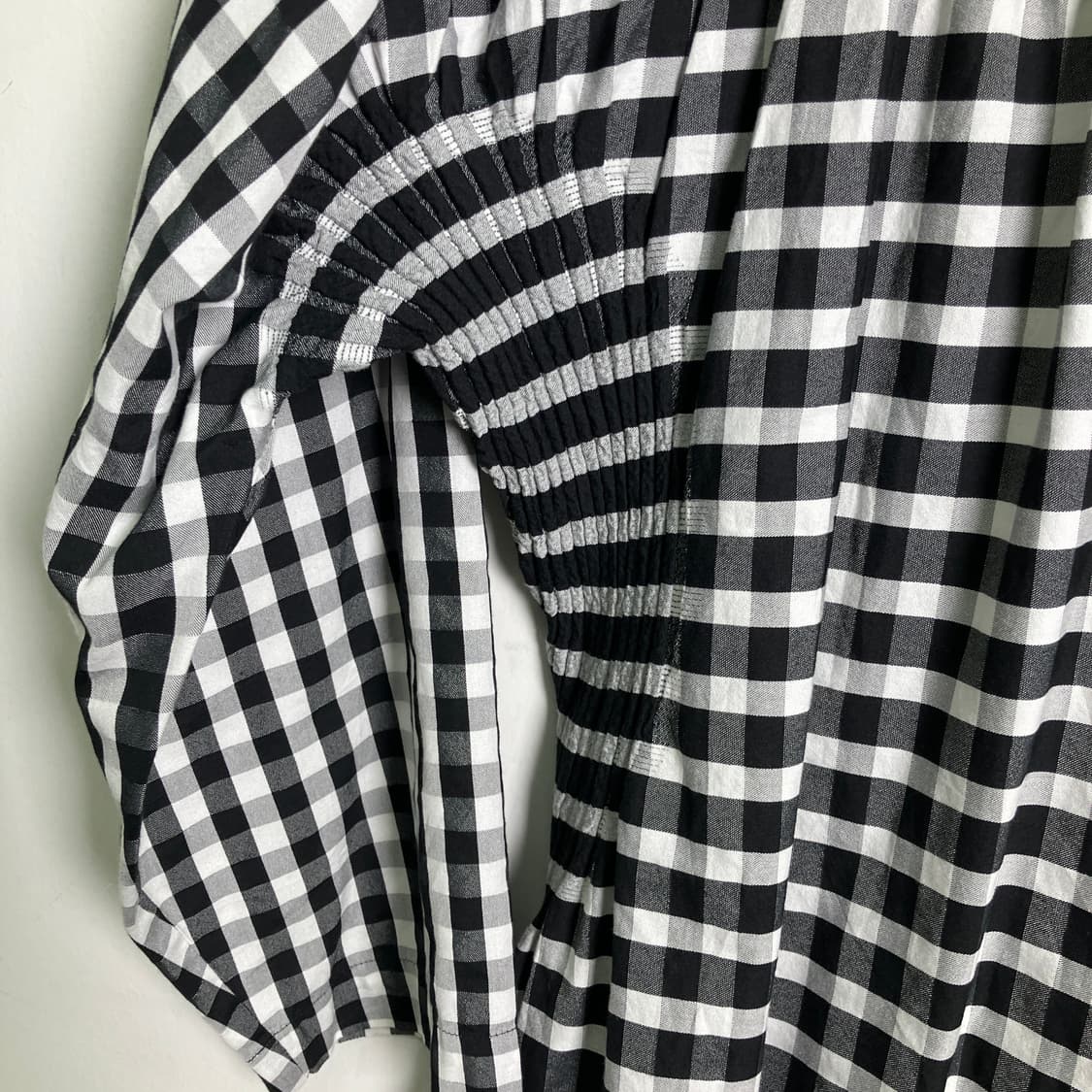 90's 이세이미야케 고방 체크 패턴 셔츠  상품이미지8