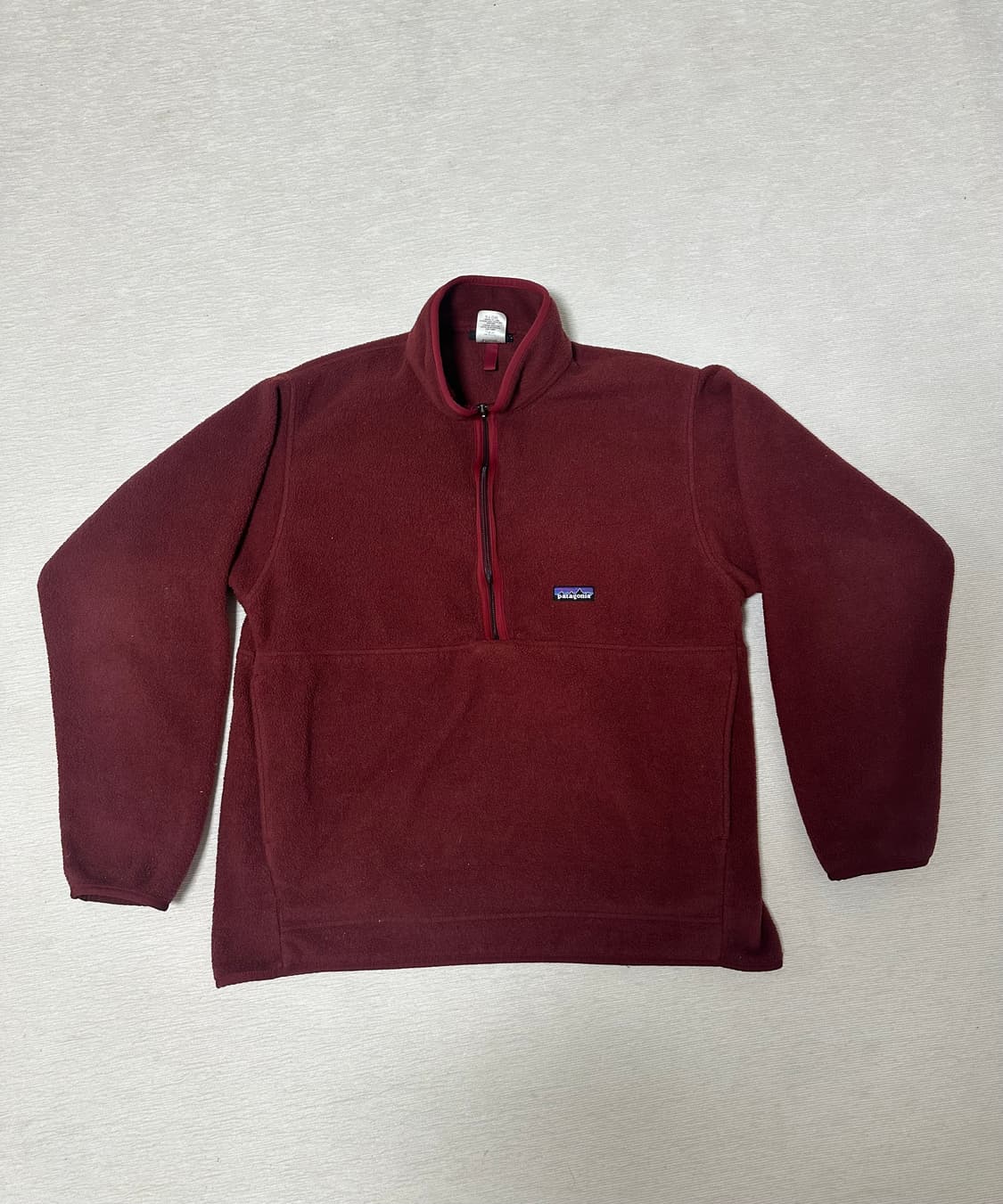 (L)파타고니아 빈티지 신칠라 하프집업 버건디 마수피얼 상품이미지1