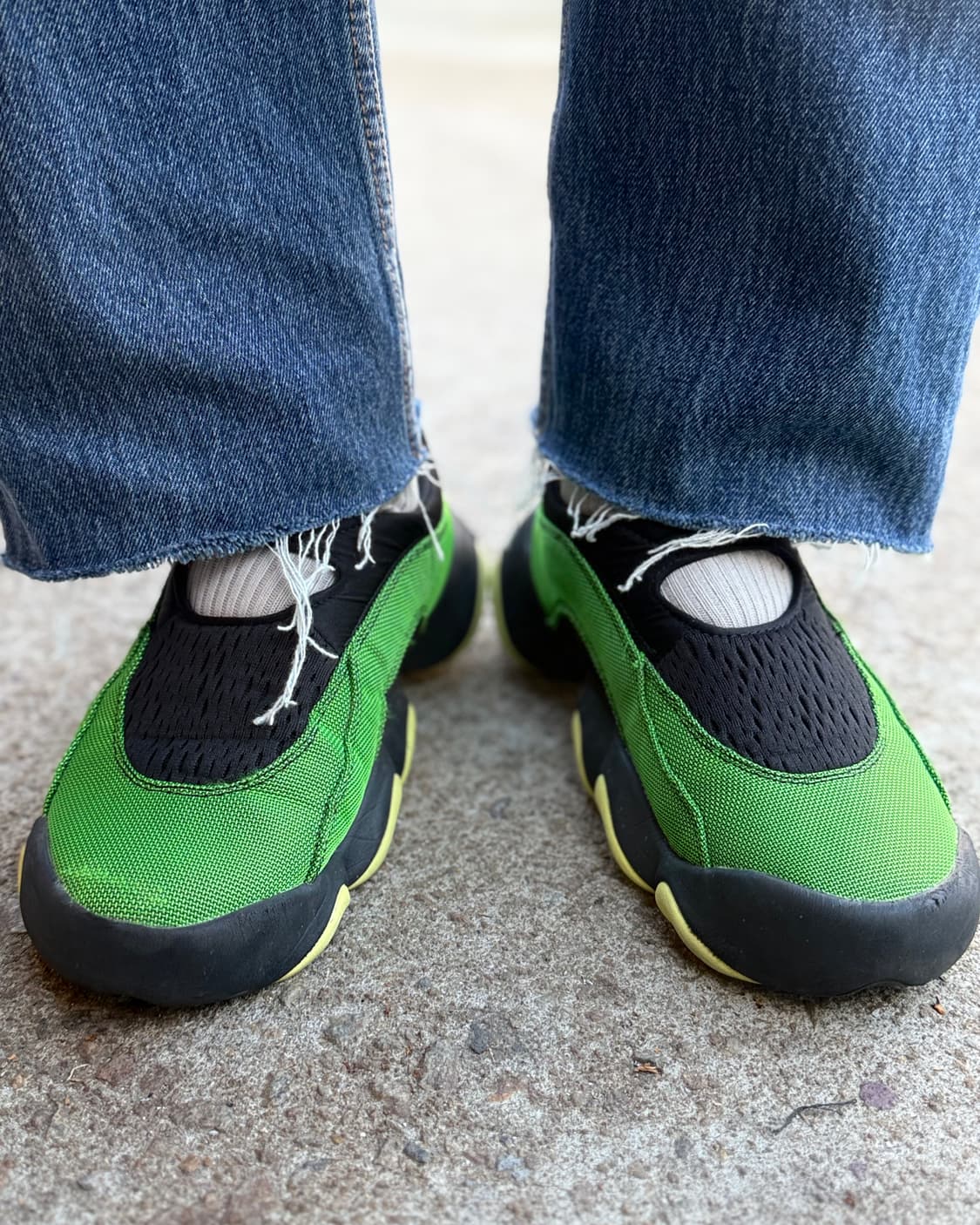 오클리 x 브레인 데드 플래쉬 샌들 [그린/레몬] US9 상품이미지8