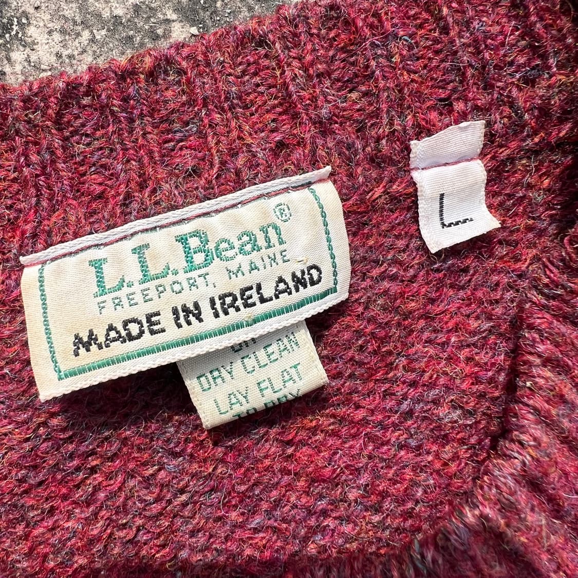 70’s Made in Ireland L.L. Bean 울 스웨터 상품이미지7