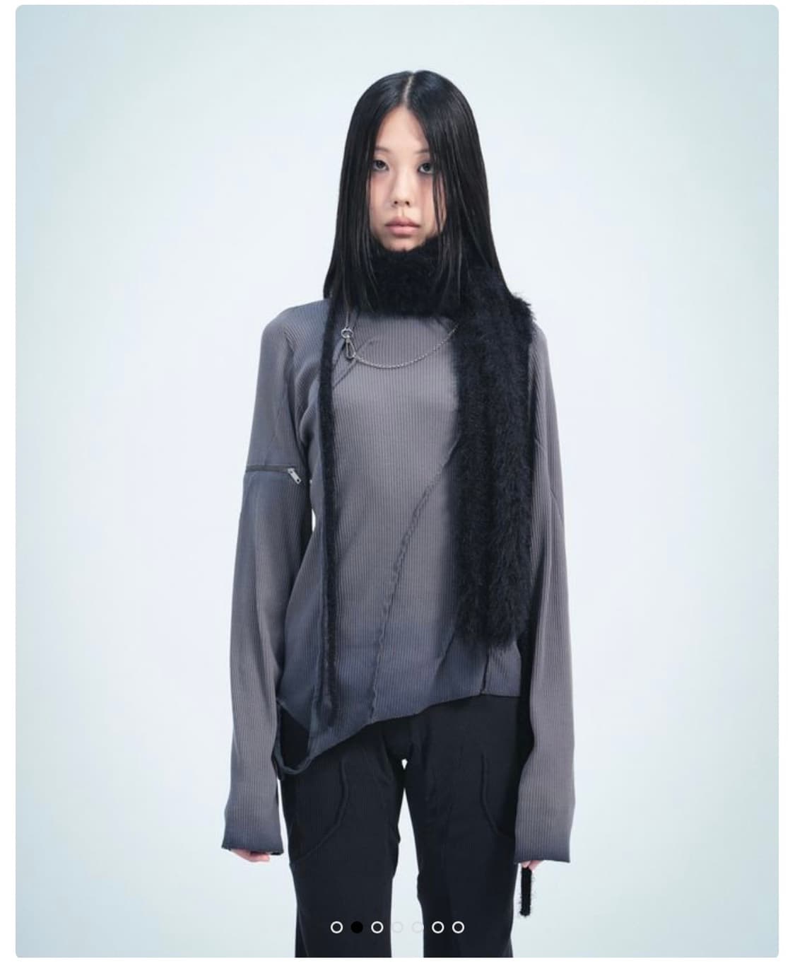 코스트퍼킬로 헤어리 퍼 머플러 휴머니티999 해칭룸 상품이미지5