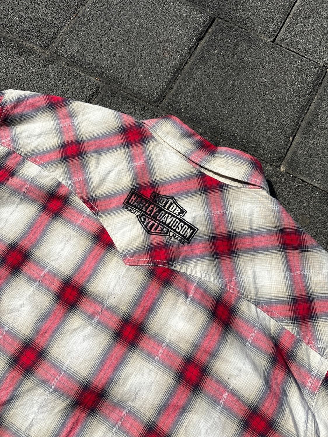 할리데이비슨 긴팔 체크 셔츠  상품이미지9