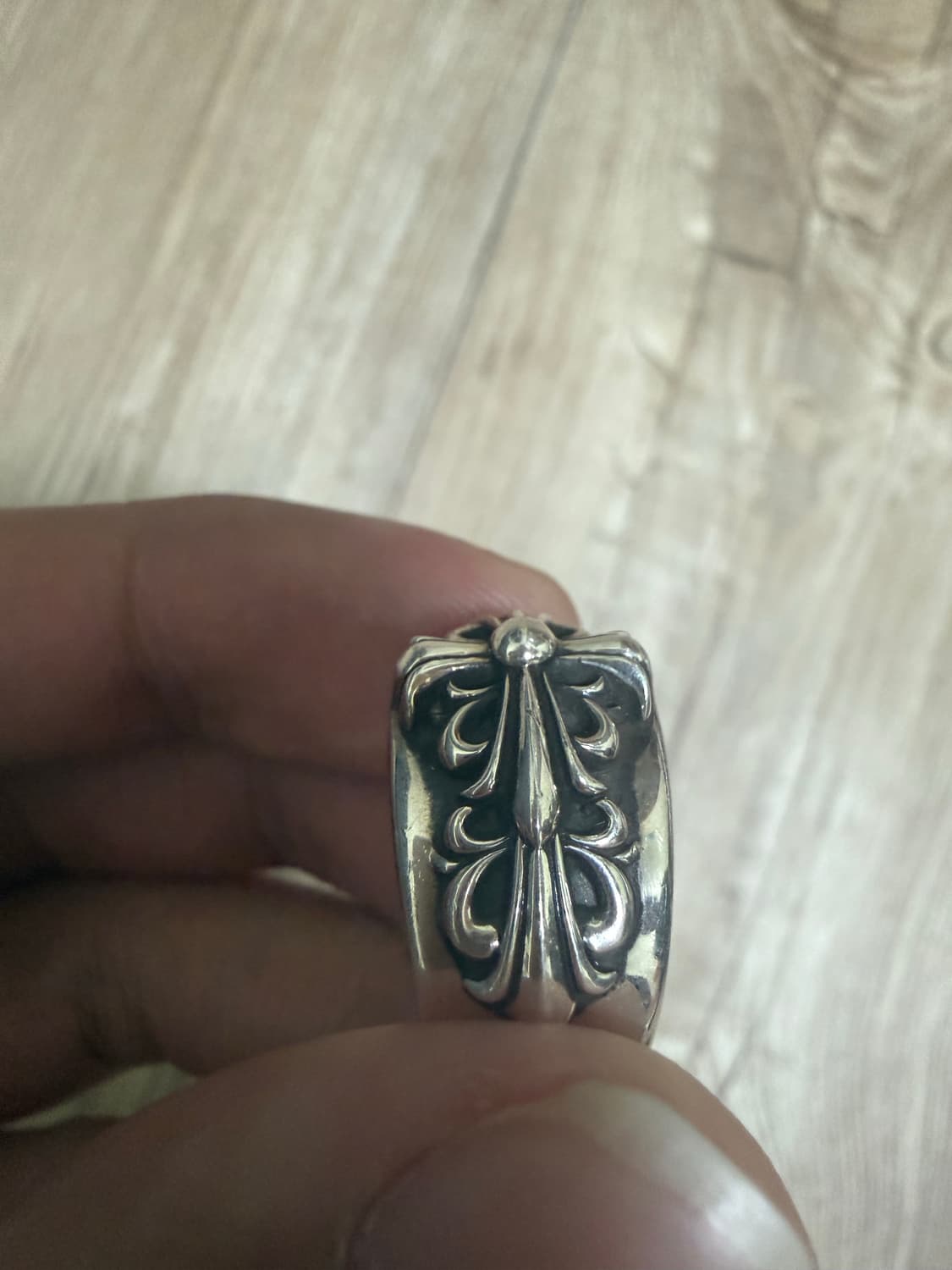 크롬하츠 더블 플로랄 크로스링 16호  풀구성 (우주매물 ) 급전 판매 상품이미지3