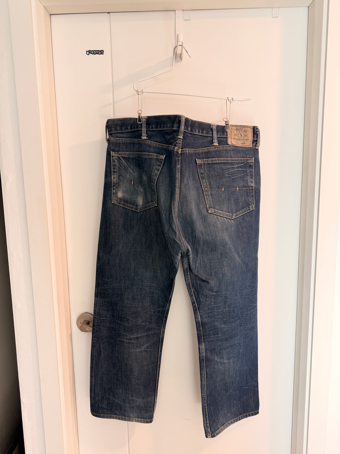 폴로 랄프로렌 워싱 데님. 38사이즈 상품이미지2