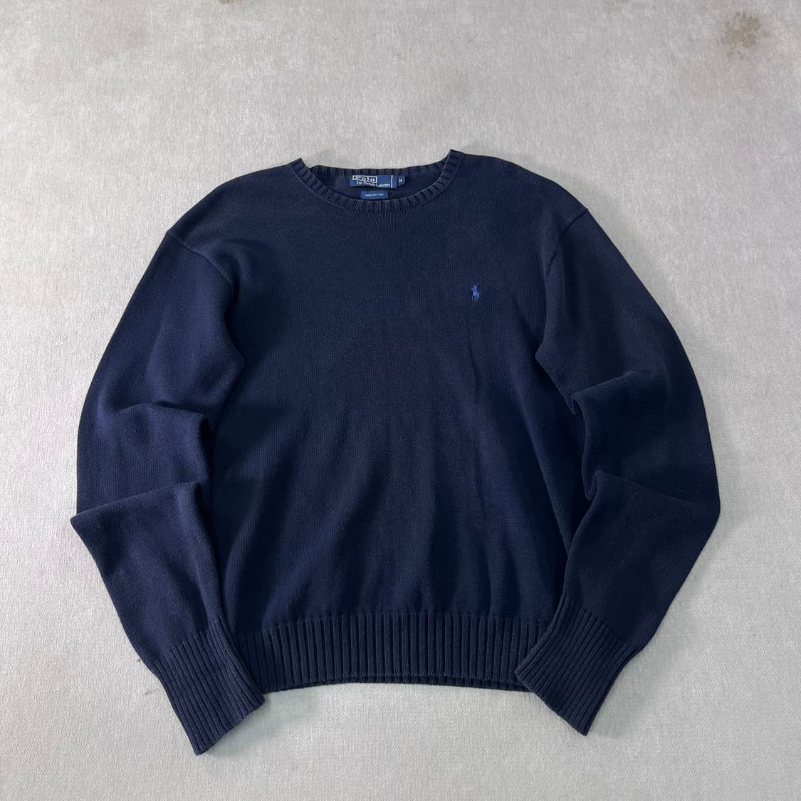 100 폴로랄프로렌 코튼 네이비 니트 상품이미지1