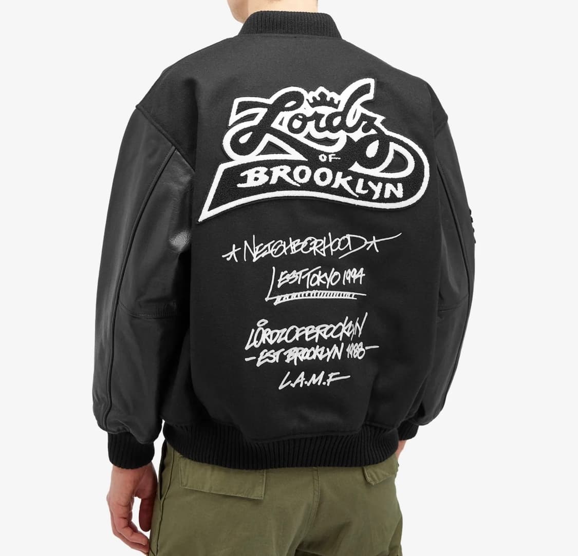 새상품) 네이버후드 x Lordz of brooklyn 스타디움 자켓  상품이미지2