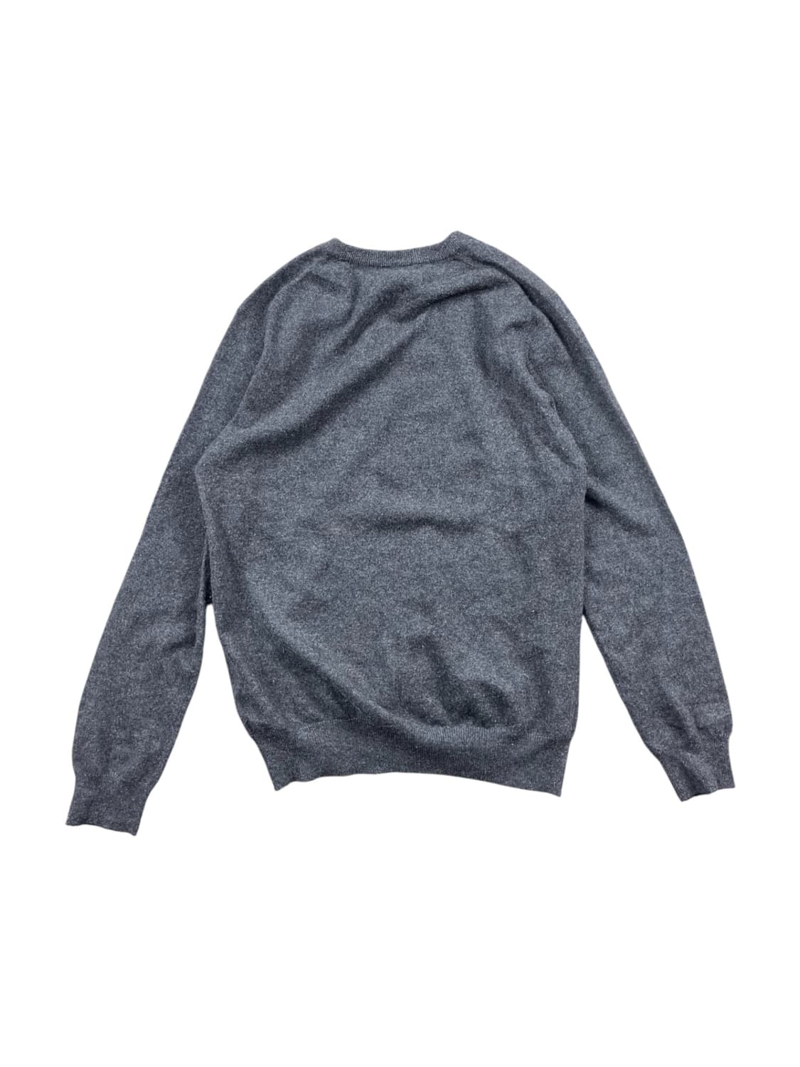 100% Cashmere 유니클로 회색컬러 니트  상품이미지4