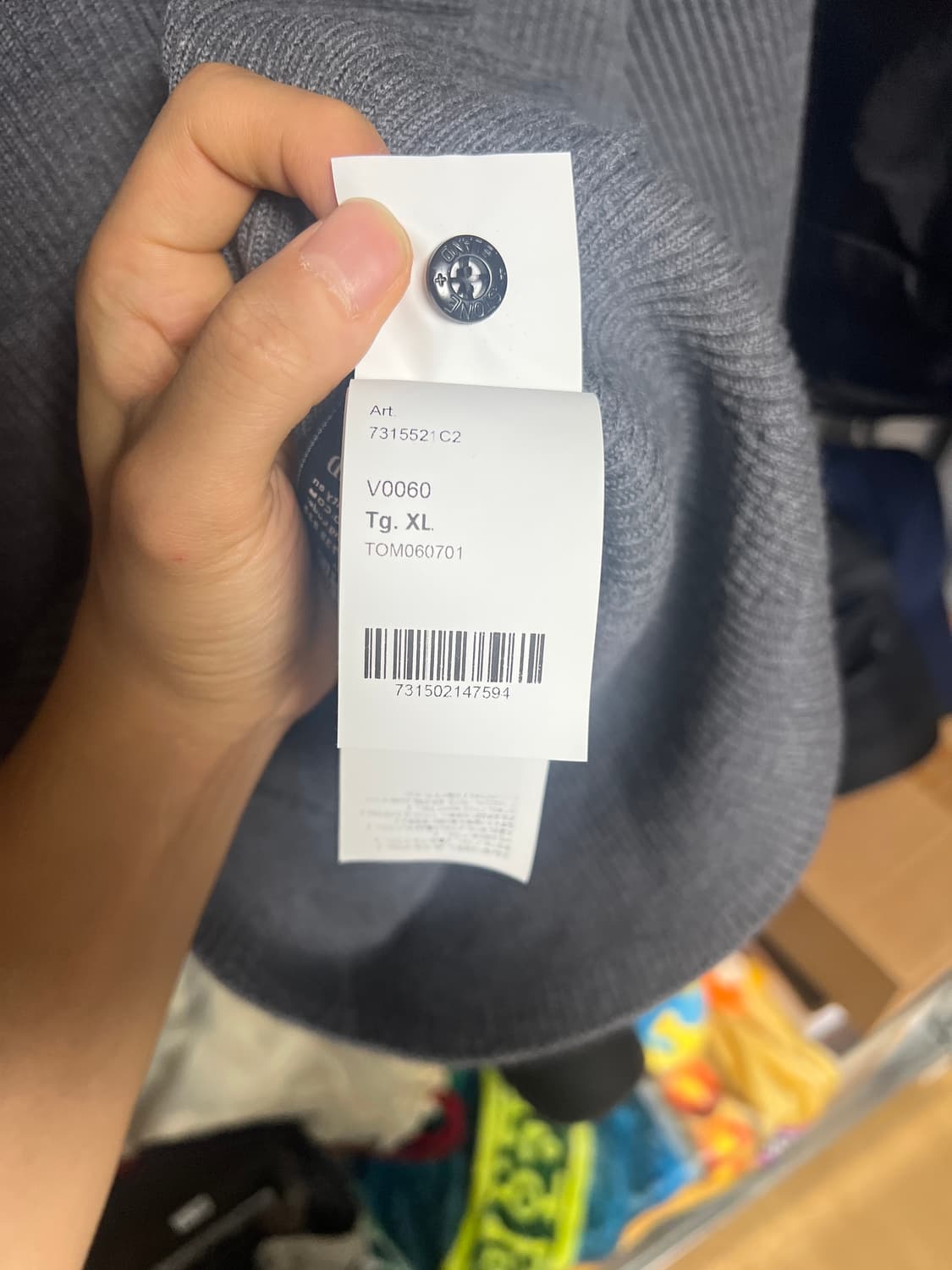 스톤아일랜드 골지 니트 xl 상품이미지7