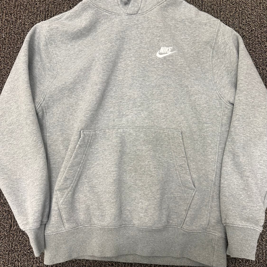 NIKE 나이키 기모 후드티 그레이 M 상품이미지3