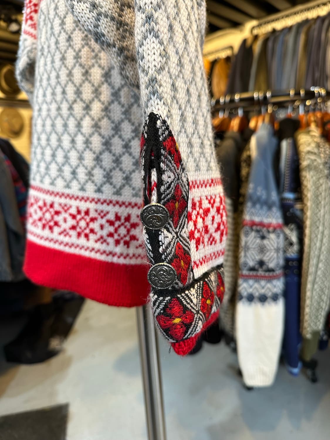 데일오브노르웨이 헤비 울 노르딕 가디건 상품이미지7