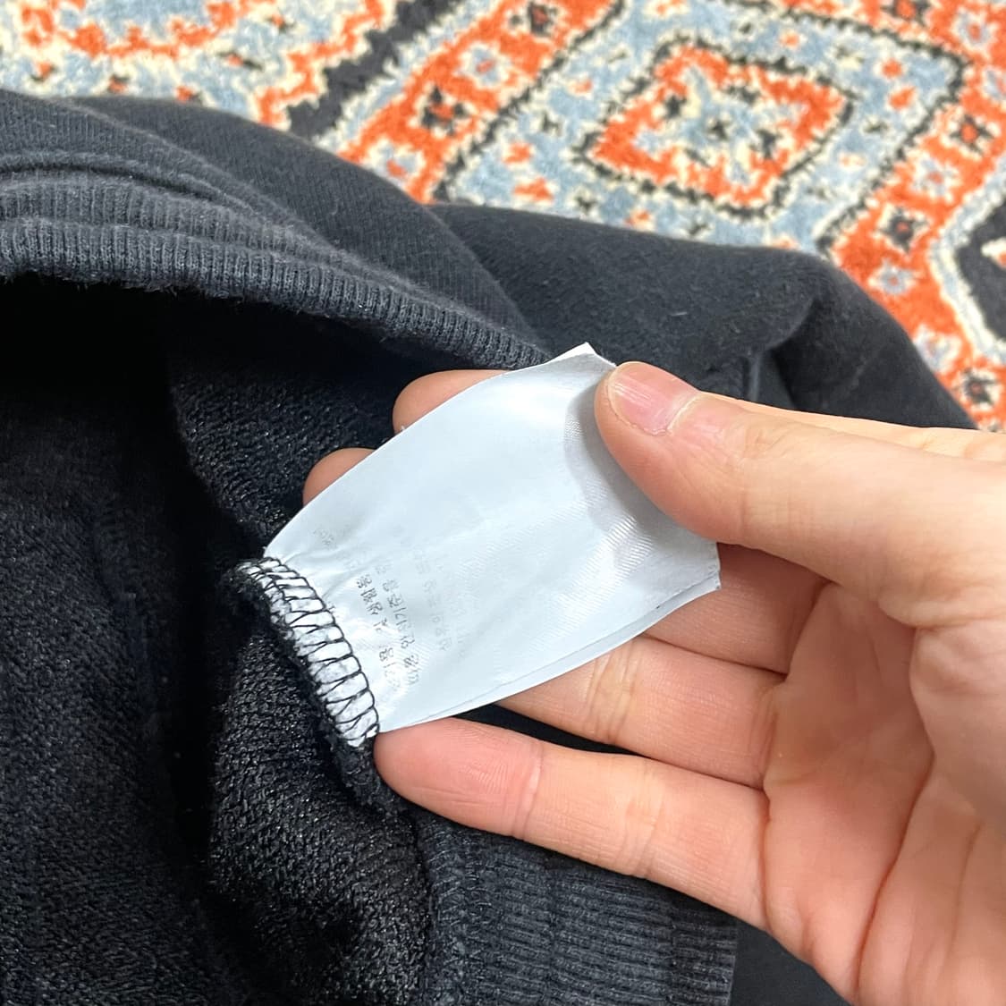 리 스펠로고 블랙 트레이닝 조거 팬츠 여성S 상품이미지4