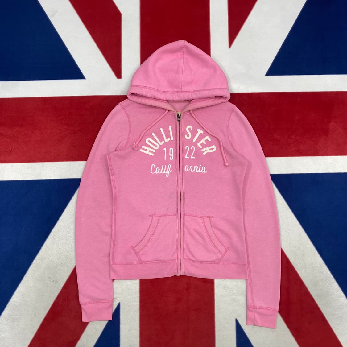 홀리스터 핑크 후드집업 S  상품이미지1