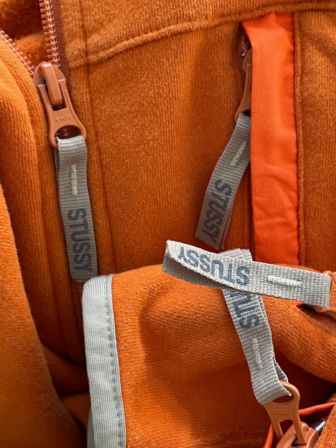 00s Stussy Orange Zip-up 상품이미지7