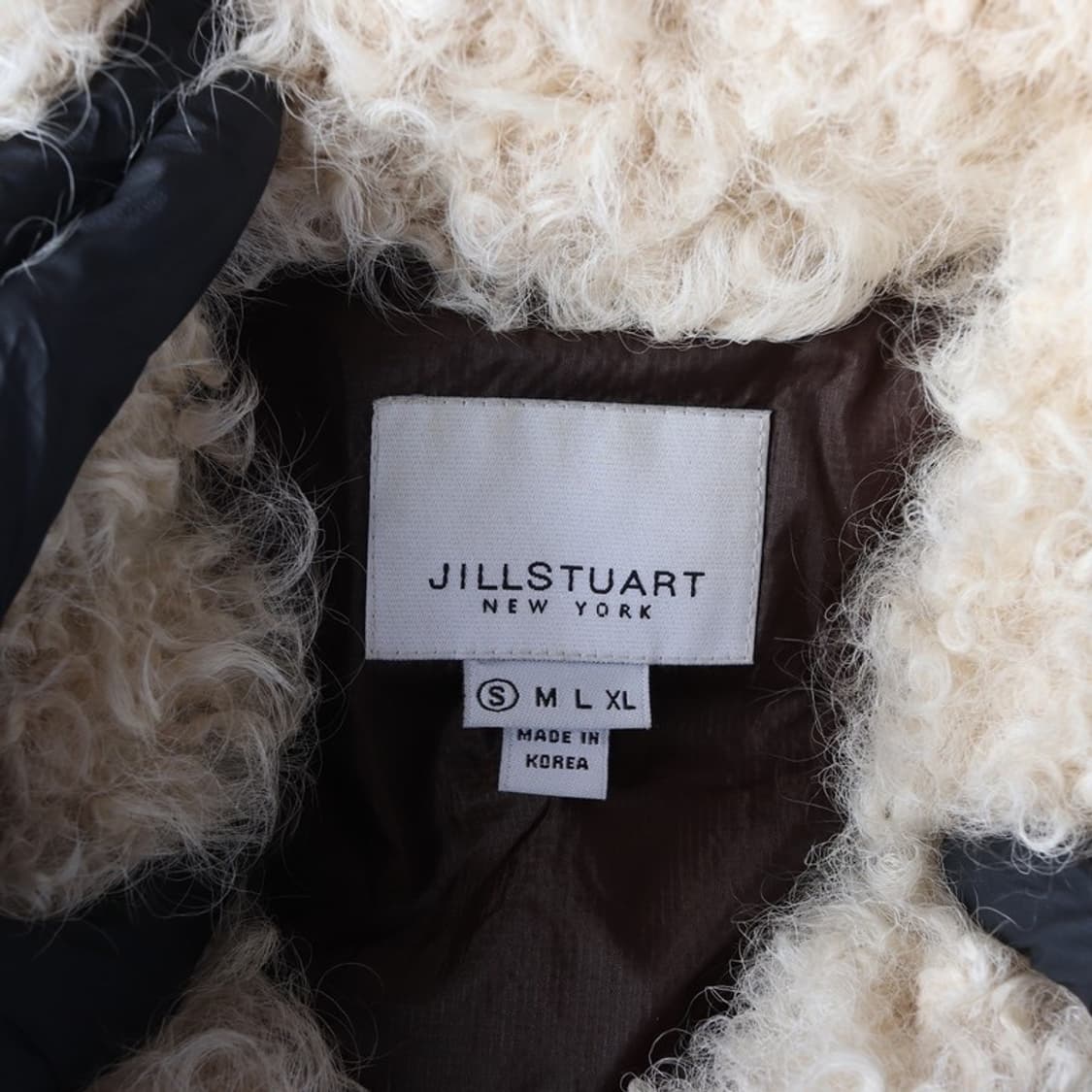 질스튜어트 뉴욕 구스다운 무스탕 패딩 상품이미지5