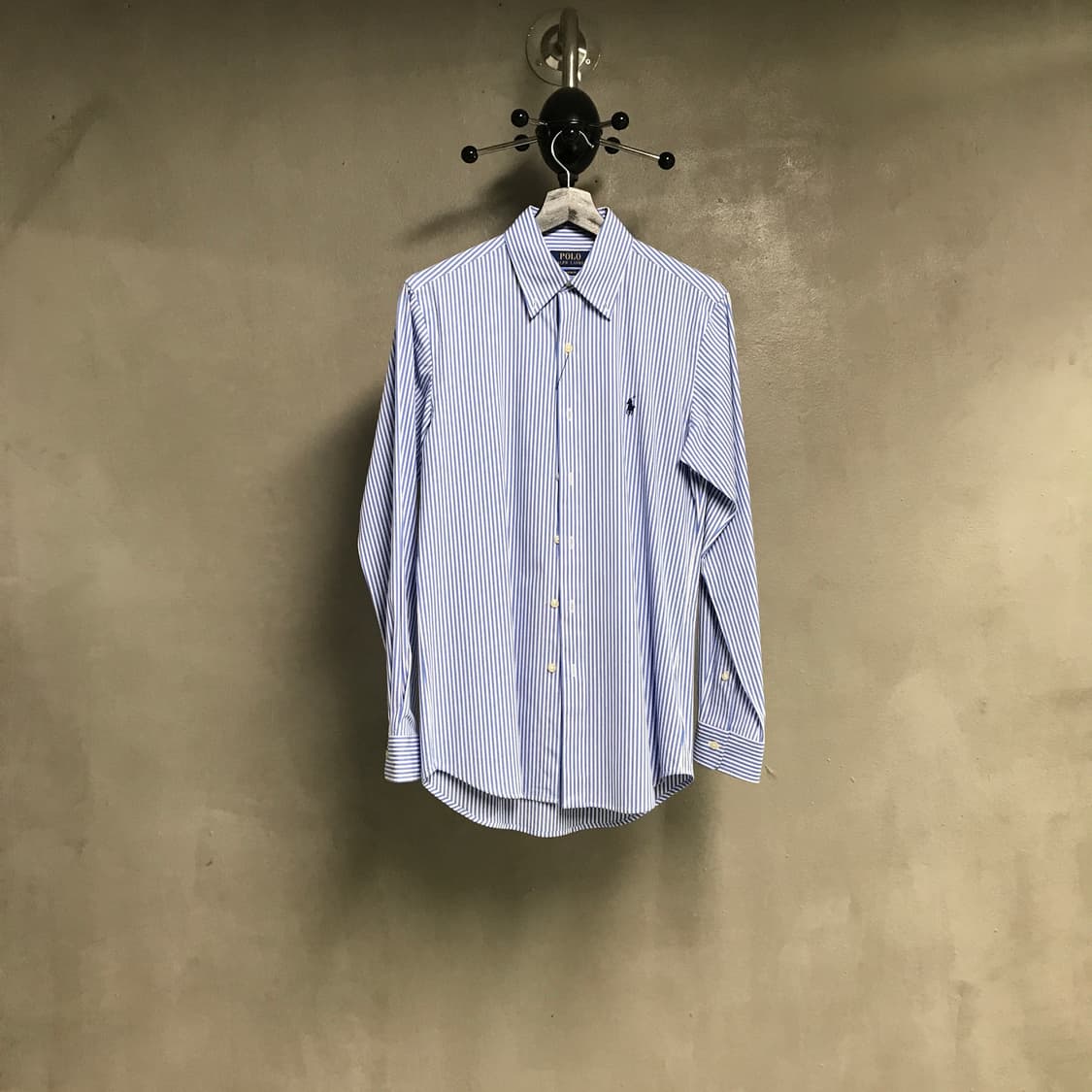 폴로 랄프로렌 스트라이프 셔츠 블루 XS 상품이미지1