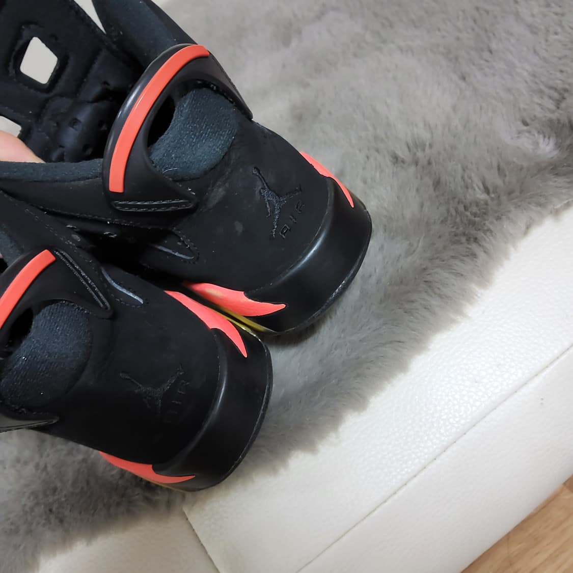 나이키 에어조던 6 블랙 인프라레드 235 무배 상품이미지4