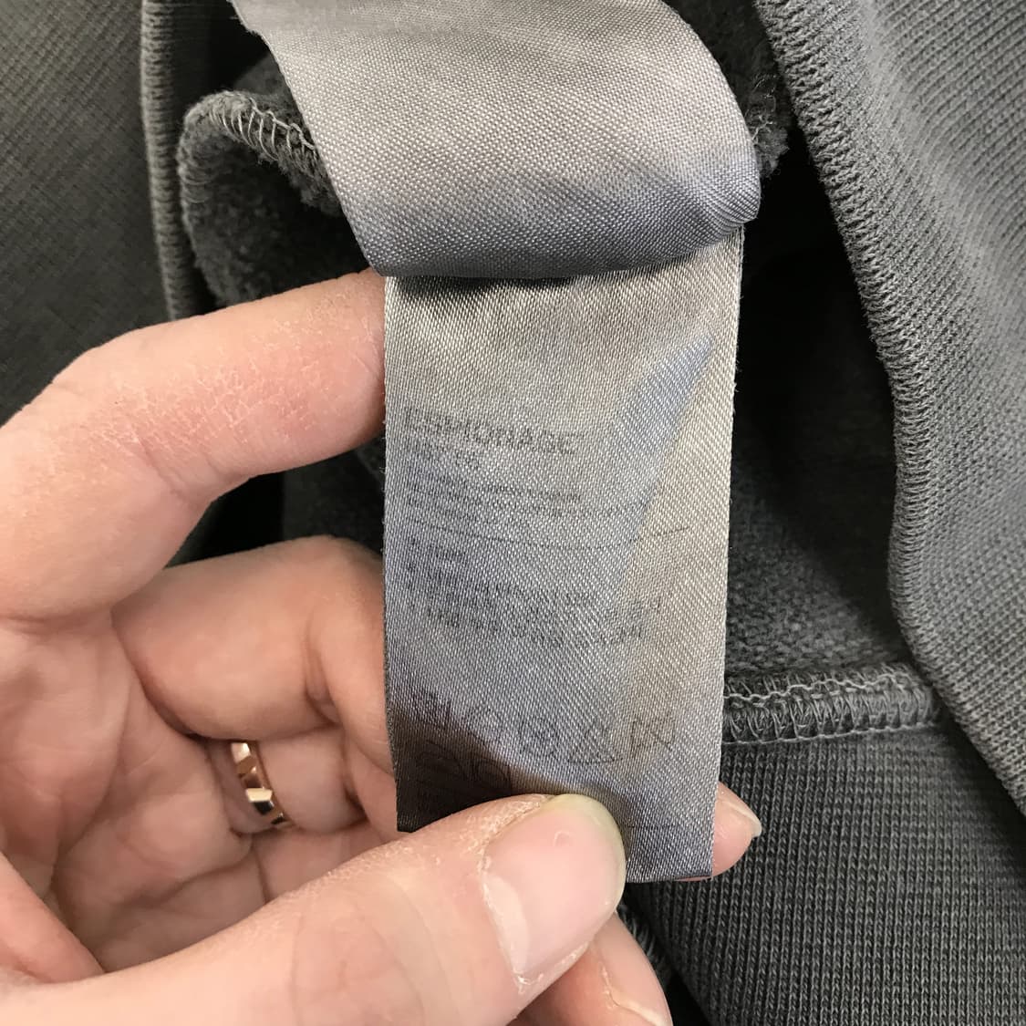 에스피오나지 피그먼트다잉 스웻셔츠 [M] 상품이미지6