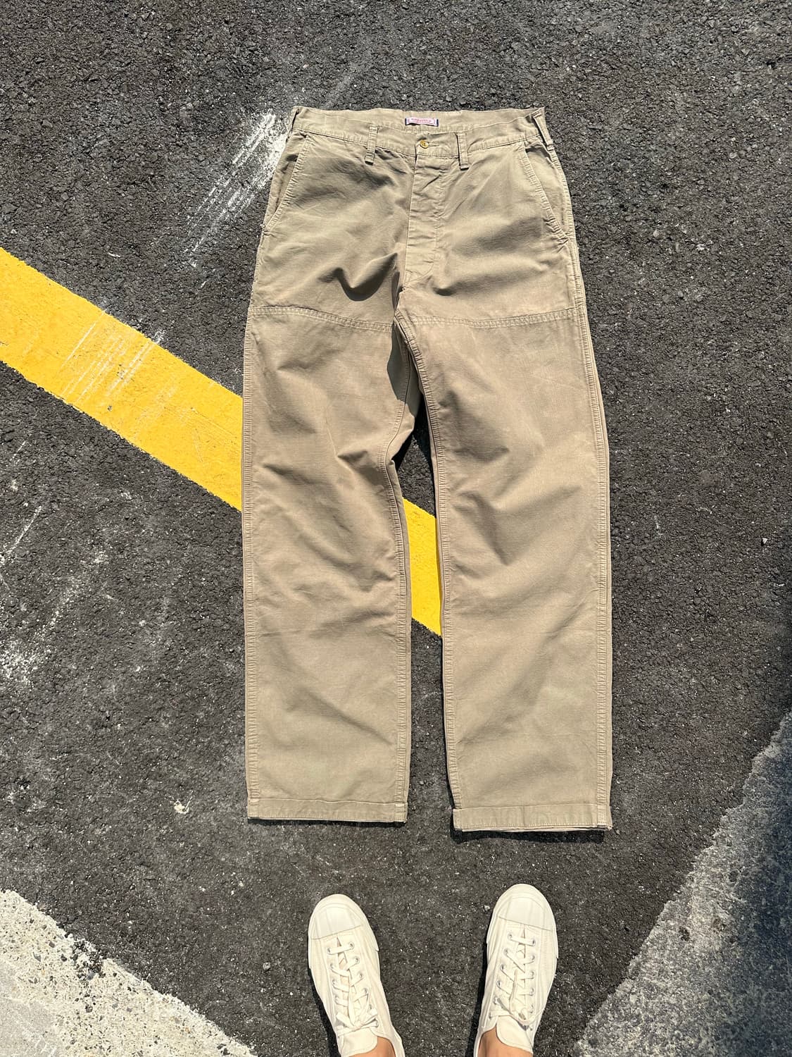 45RPM N.marine.D line canvas double knee 상품이미지4