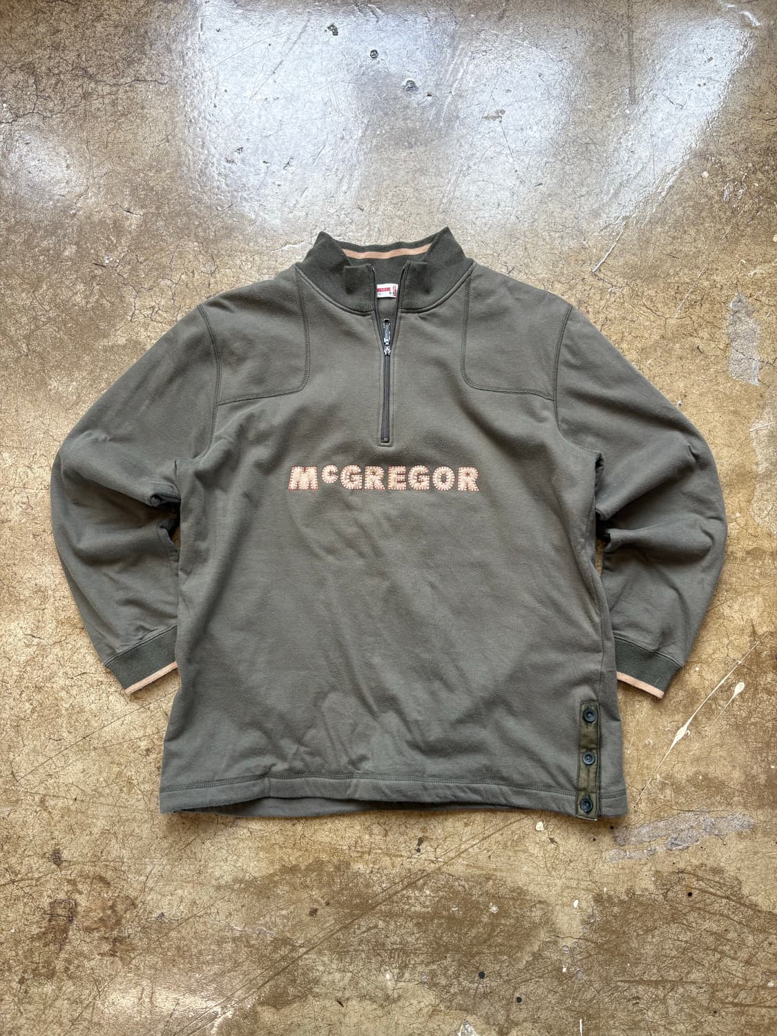 Mcgregor 안감 플리스 하프 집업 스웻 상품이미지1