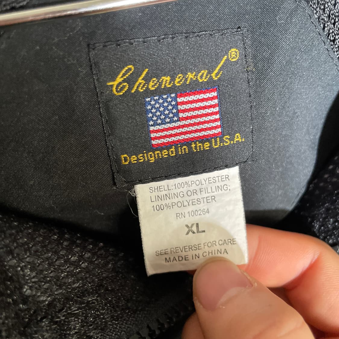 CHENERAL USA 미군 바람막이 자켓 XL 상품이미지4