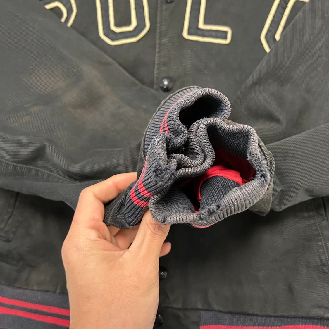 Polo 90’s Kanye Tiger Varsity Jacket 상품이미지8