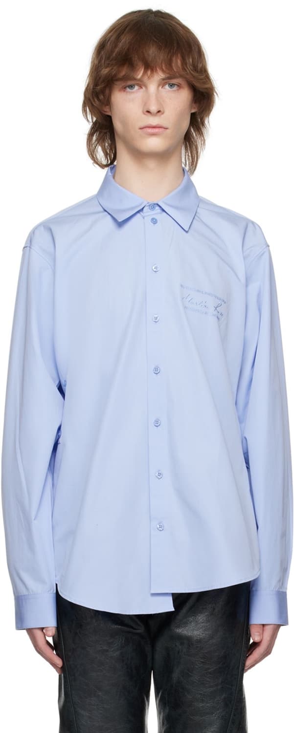 마틴로즈 / 로고 랩 셔츠 / L 상품이미지1