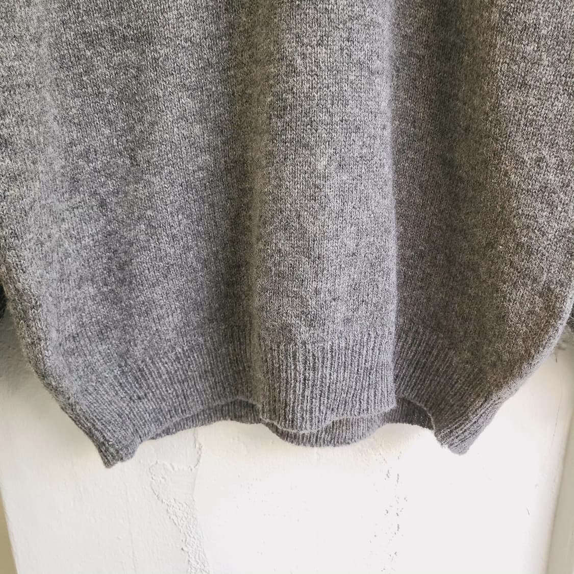 Polo country 멜란지그레이 울100 니트 상품이미지6