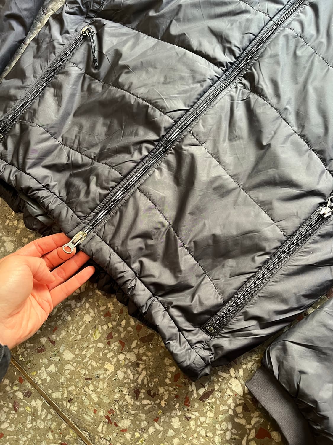 노스페이스 2way 후드 경량패딩  상품이미지9