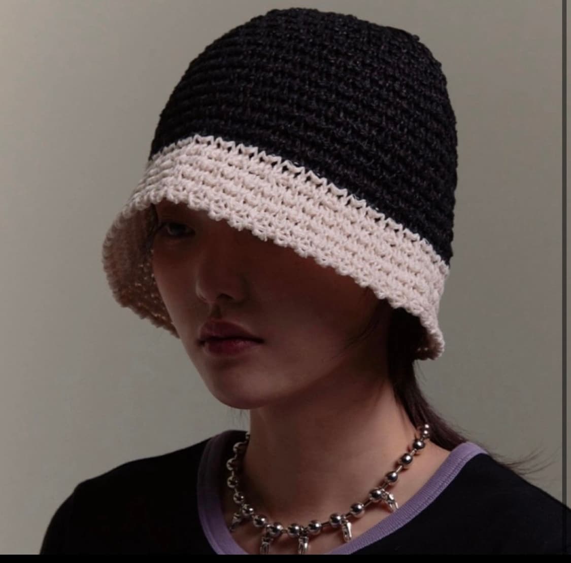 나이스고스트클럽 크로셰 버킷햇 상품이미지1