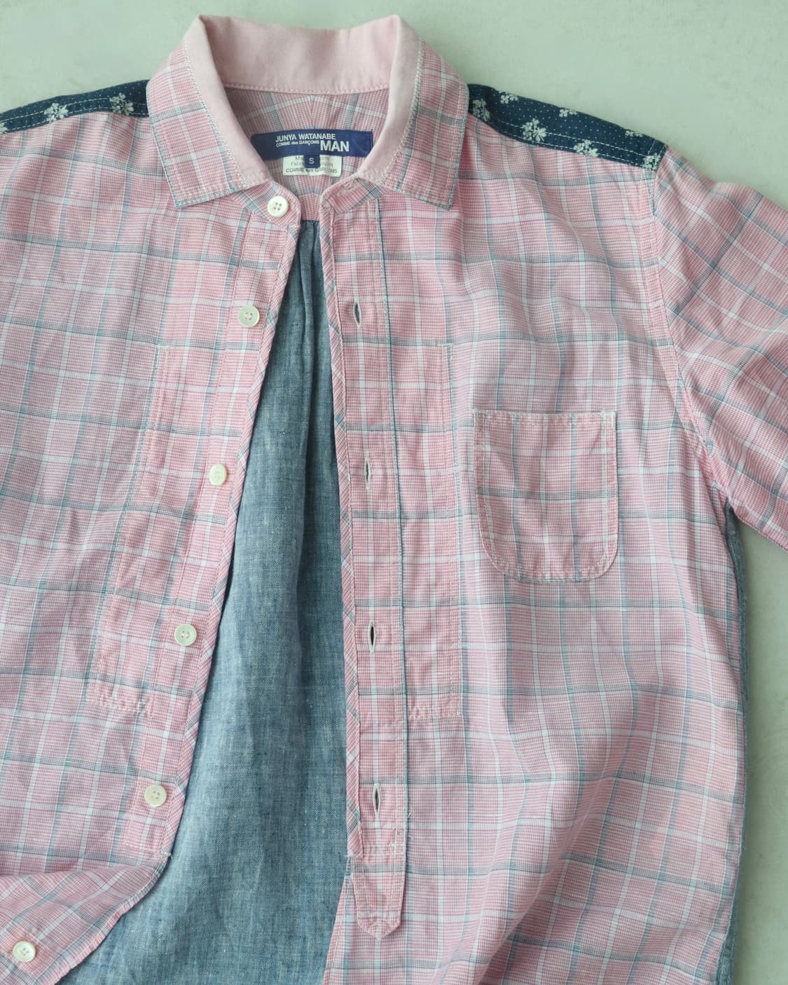 [Junya Watanabe] Pink Check Shirt 상품이미지2