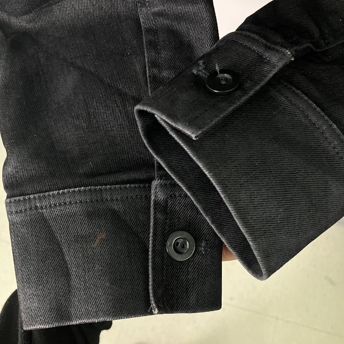 코스 블랙 코튼 크롭 자켓 38 상품이미지6