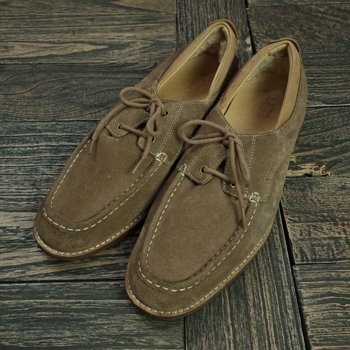 [어그 ] 안감 양털 스웨이드 보트슈즈 M17121 상품이미지1