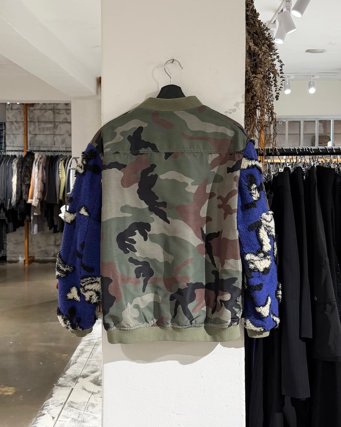 히스토리 리핏츠 카키 카모 울 슬리브 봄버 자켓 상품이미지7